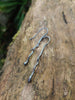 Black Sterling Silver Earrings