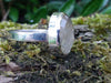 Sterling silver and rutilated quartz ring