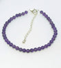 Amethyst beads necklace 