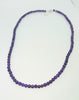 Amethyst beads necklace 