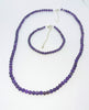 Amethyst beads necklace bracelet