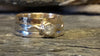 White And Yellow Gold Ornate Rough Diamond Ring