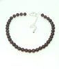 Garnet beads bracelet 
