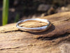 sterling silver wound stacking ring