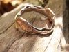Molten sterling silver handmade ring