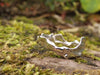 Molten sterling silver handmade ring