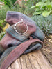 sterling silver leaf and berries plaid pin