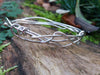 Sterling Silver Tendril Tangle Bangle