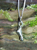 Molten Silver Drip Pendant Tiny