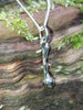 Molten Silver Drip Pendant 