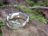 Molten Silver Flow Ring