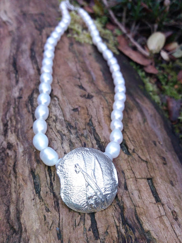 Grasses Melt Pendant for Pearls