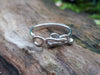 Tendril Top ring Silver