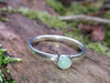 Amazonite Sterling Silver Stacking Ring