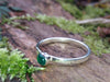 Green Agate Sterling Silver Stacking Ring