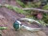 Moss Agate Sterling Silver Stacking Ring