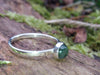 Moss Agate Sterling Silver Stacking Ring