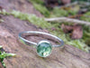 Moss Agate Sterling Silver Stacking Ring