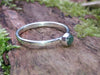 Moss Agate Sterling Silver Stacking Ring