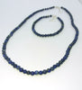 Lapis beads necklace bracelet