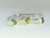 Set of three sea glass stacking ring set